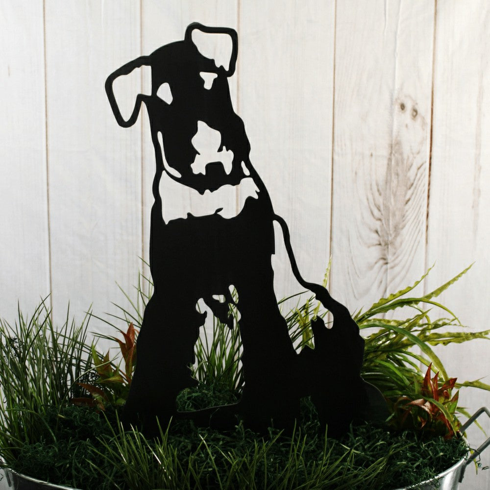 Plow & Hearth Airedale Terrier Garden Stake