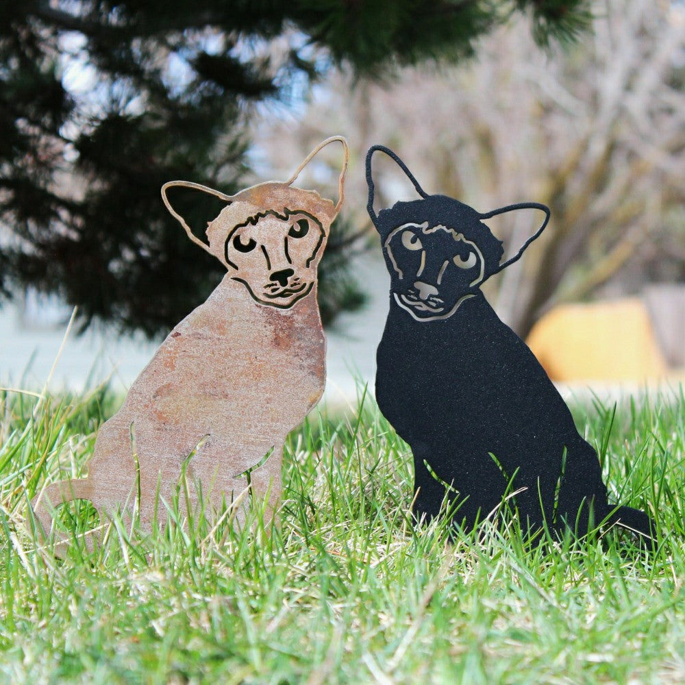 Plow & Hearth Siamese Garden Stake
