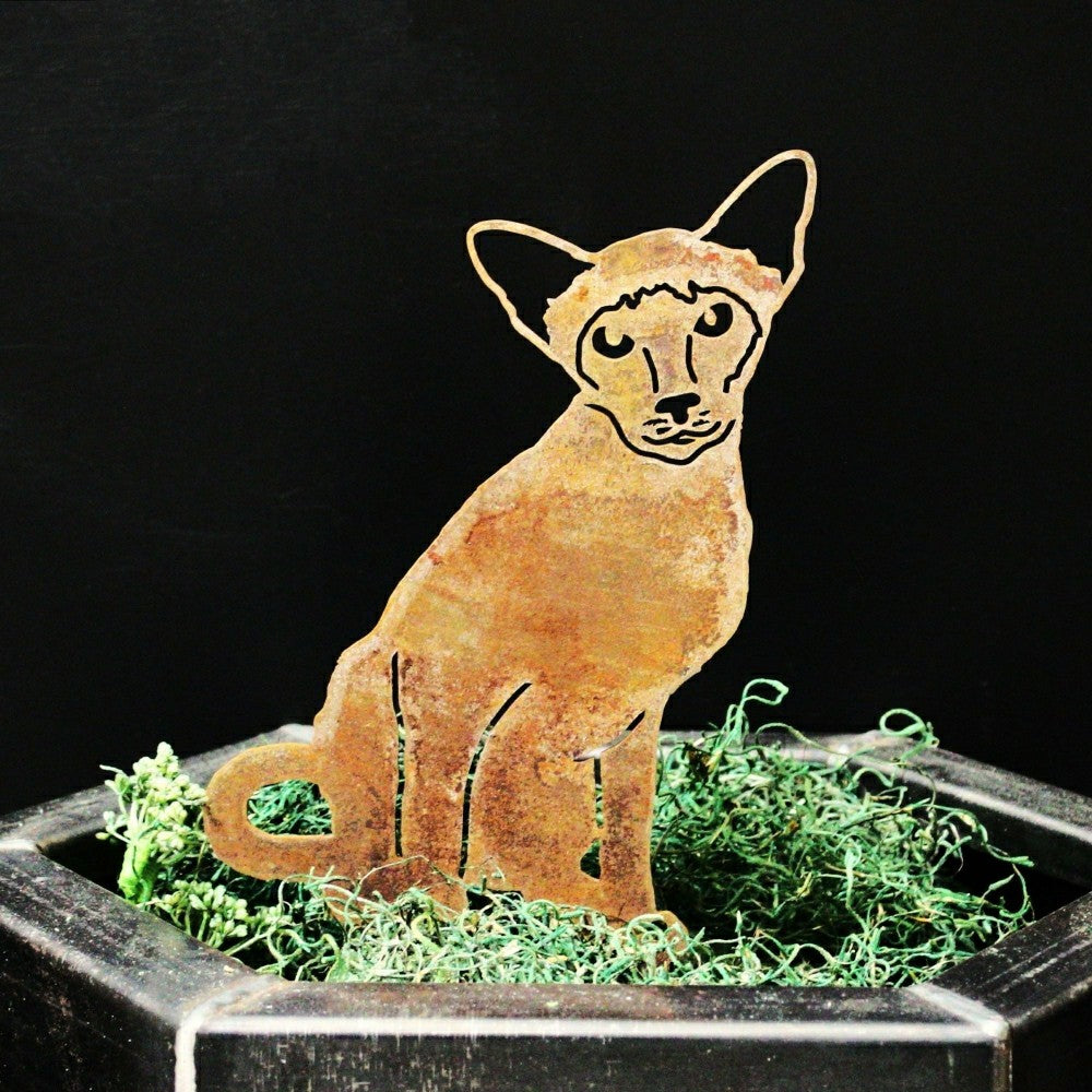 Plow & Hearth Siamese Garden Stake