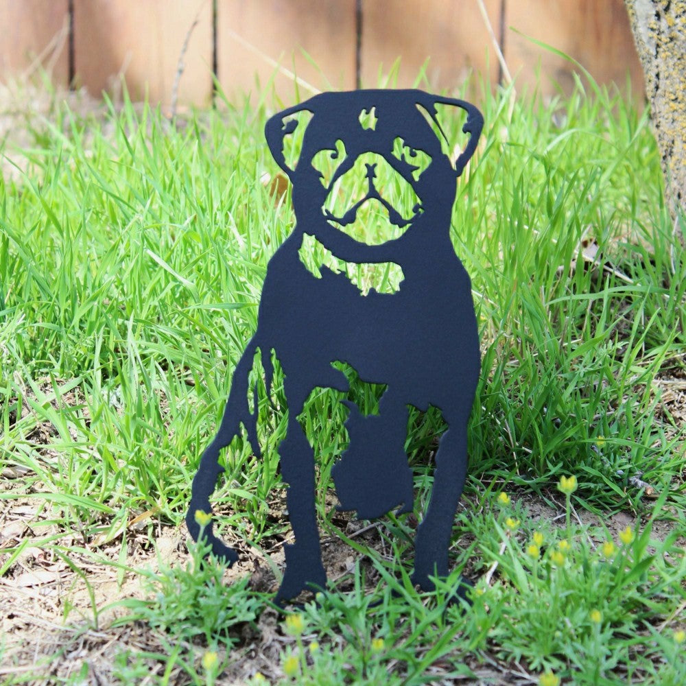 Plow & Hearth Pug Garden Stake