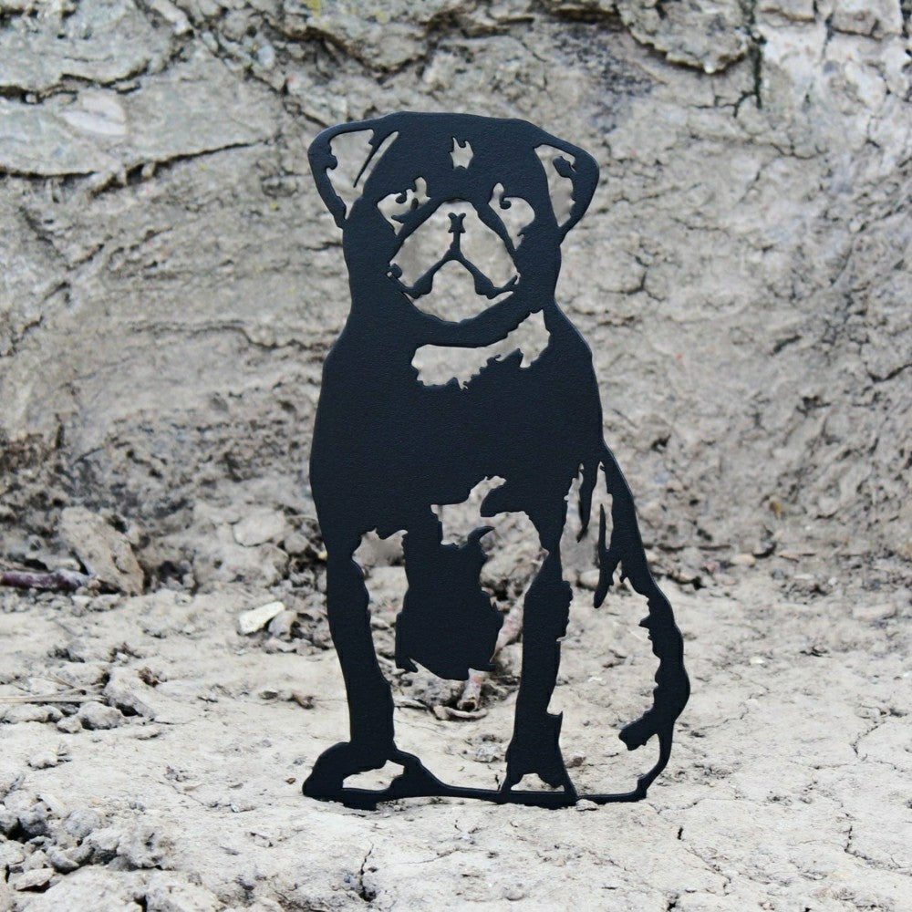 Plow & Hearth Pug Garden Stake