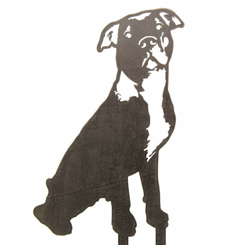 Plow & Hearth American Pit Bull Terrier Garden Stake