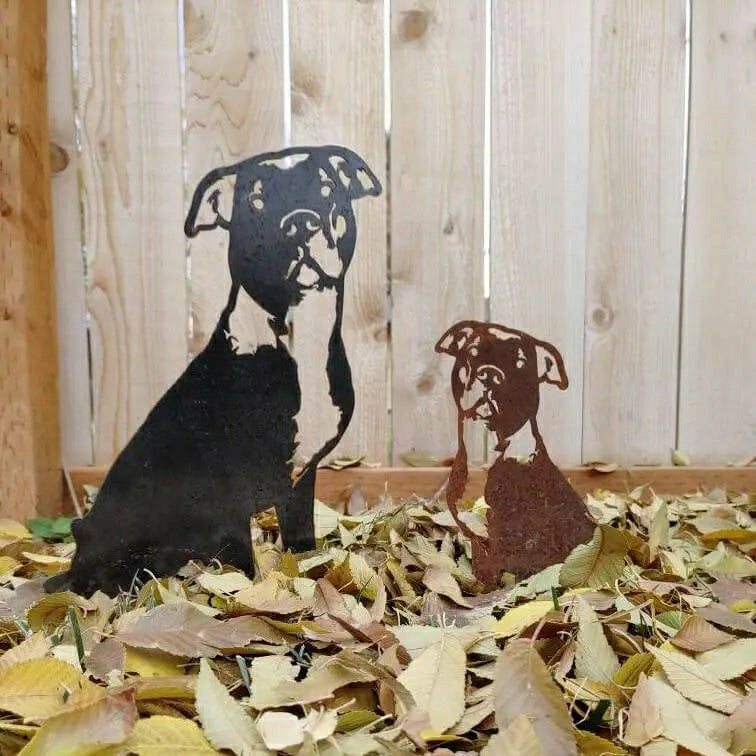 Plow & Hearth American Pit Bull Terrier Garden Stake