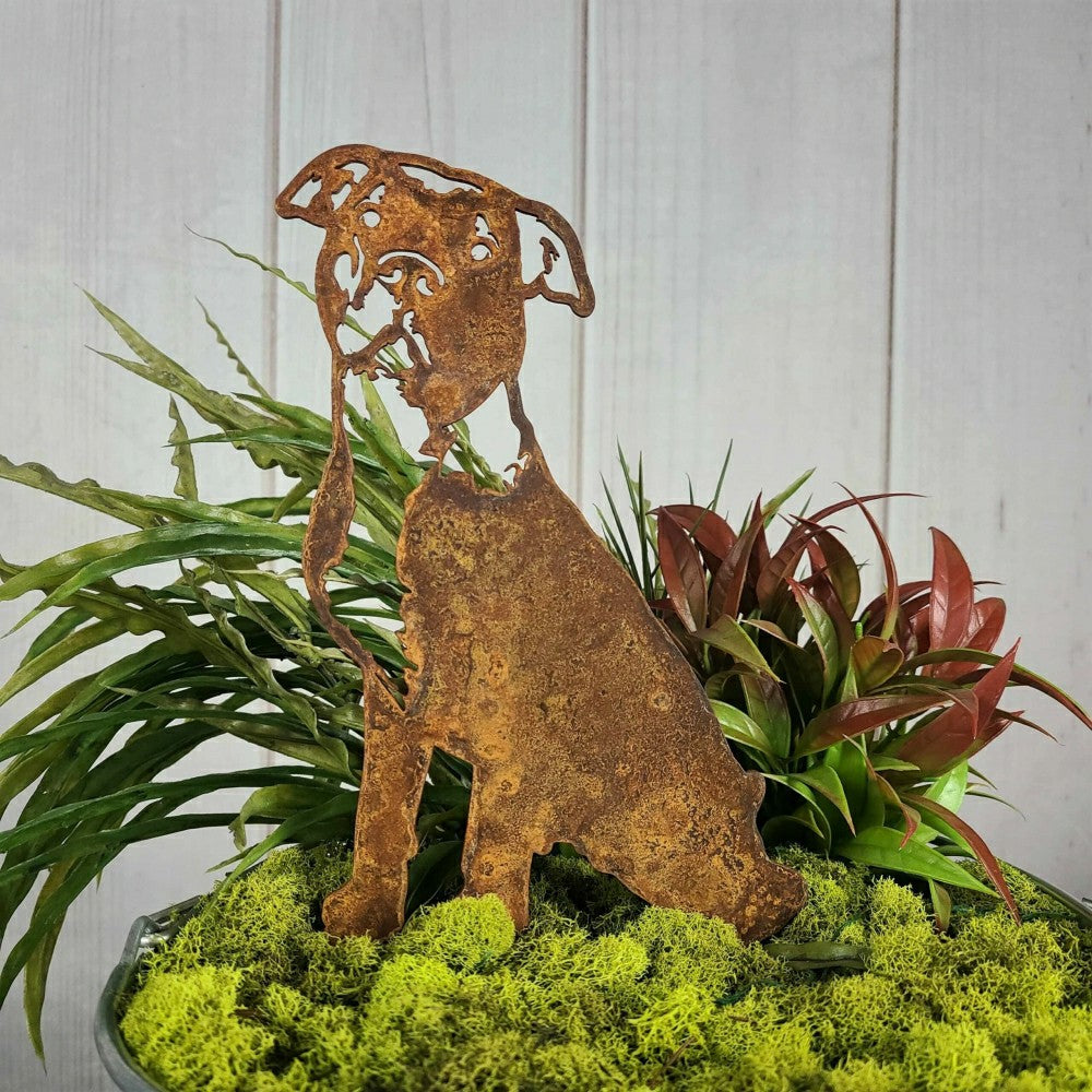 Plow & Hearth American Pit Bull Terrier Garden Stake