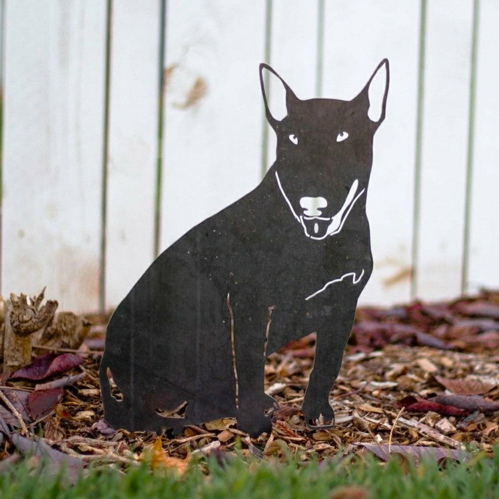 Plow & Hearth Bull Terrier Garden Stake