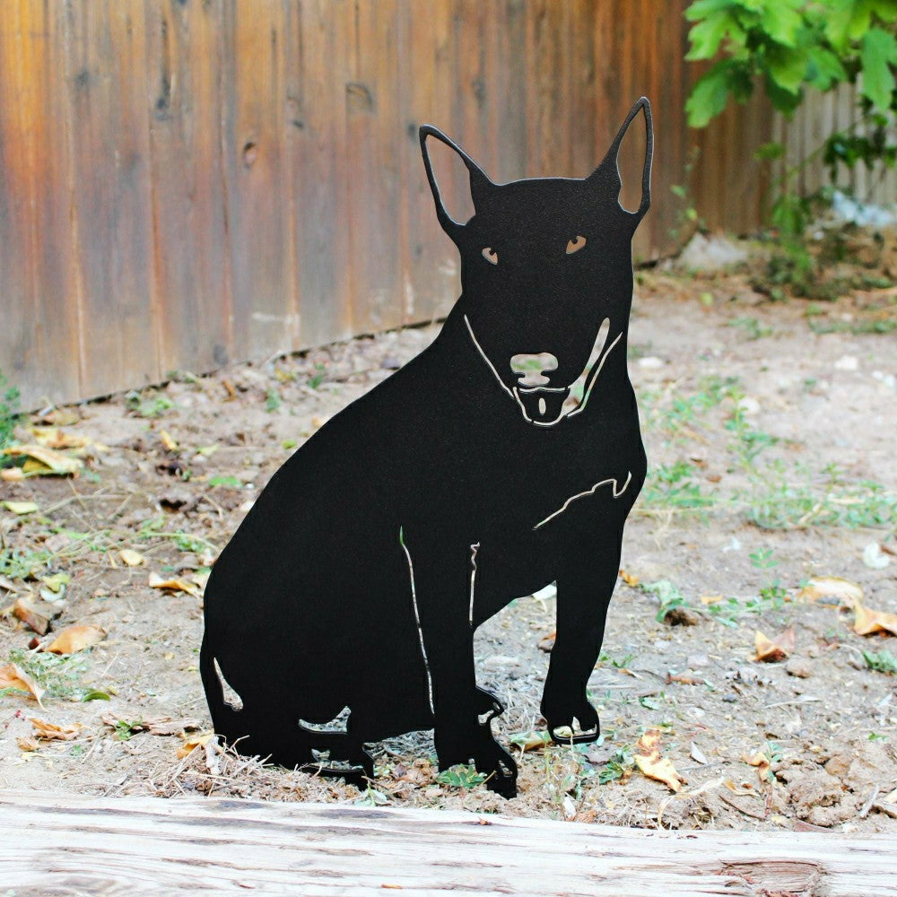 Plow & Hearth Bull Terrier Garden Stake