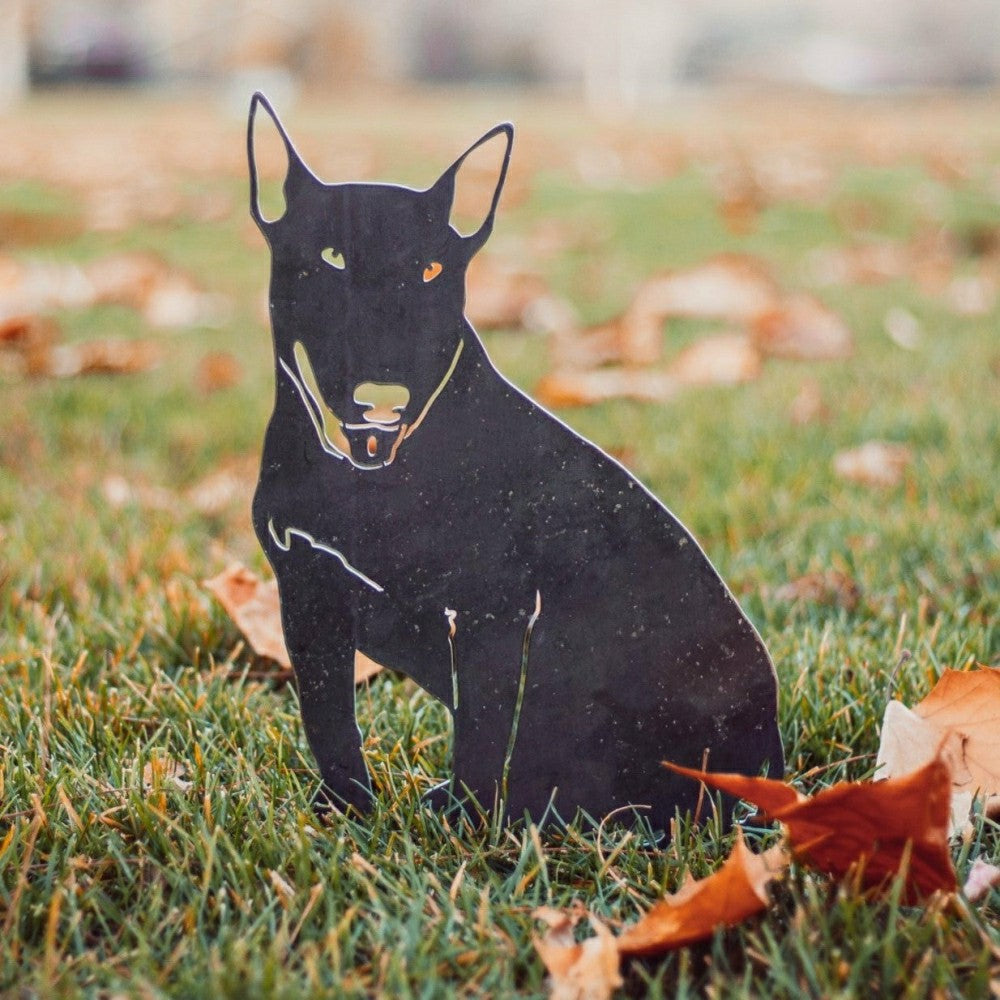 Plow & Hearth Bull Terrier Garden Stake