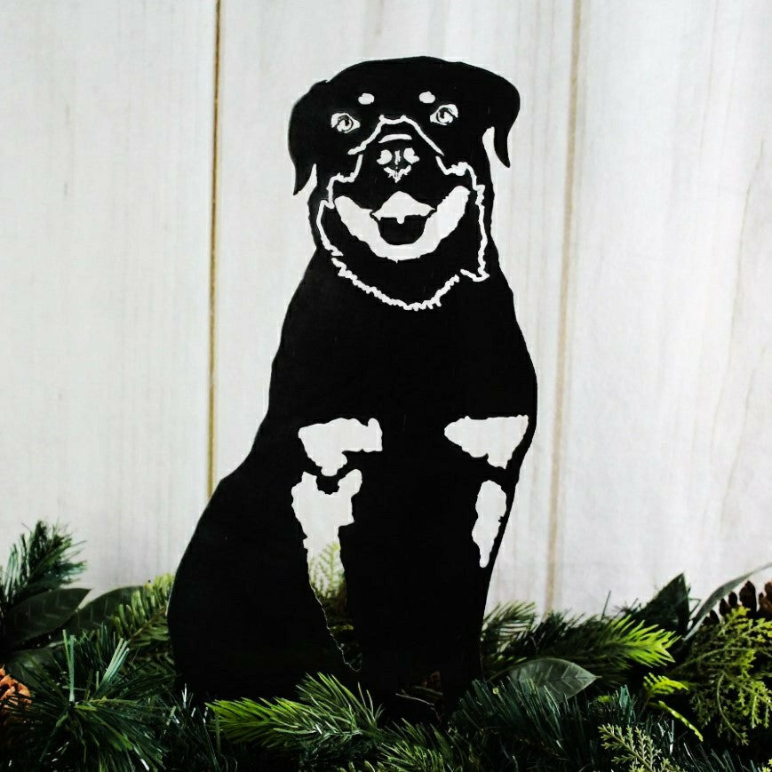 Plow & Hearth Rottweiler Garden Stake