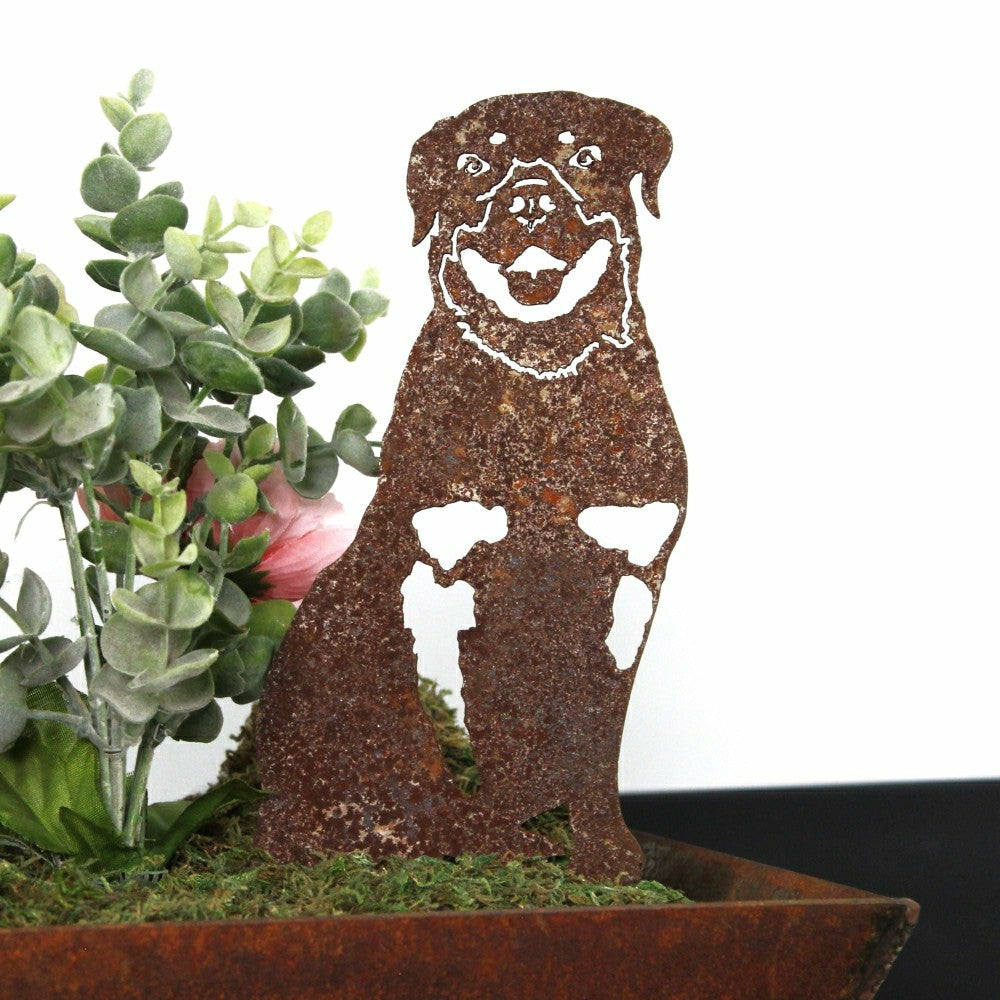 Plow & Hearth Rottweiler Garden Stake