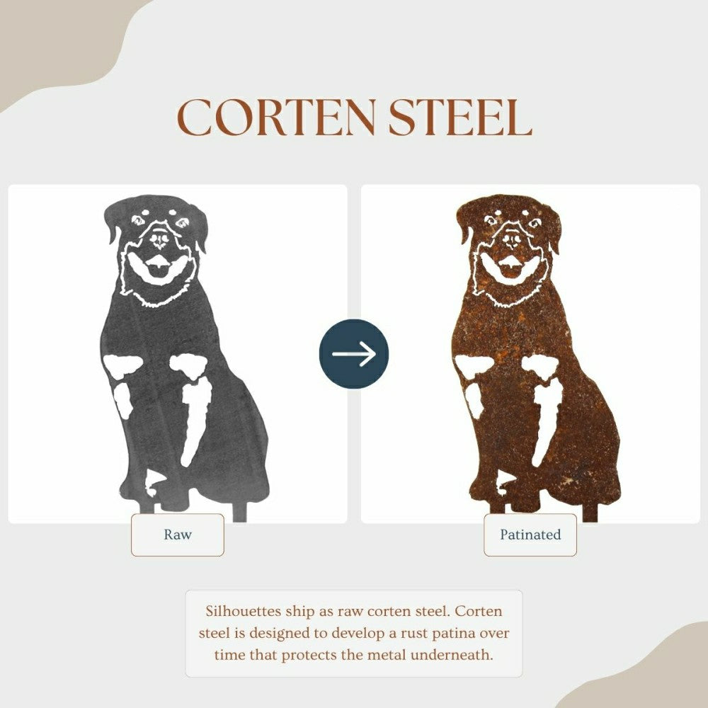 Plow & Hearth Rottweiler Garden Stake