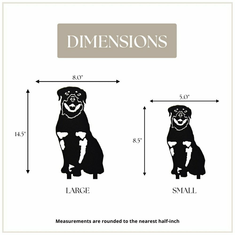 Plow & Hearth Rottweiler Garden Stake