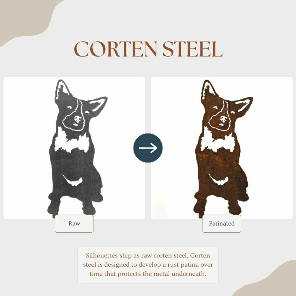 Plow & Hearth Australian Cattle Dog Garden Stake