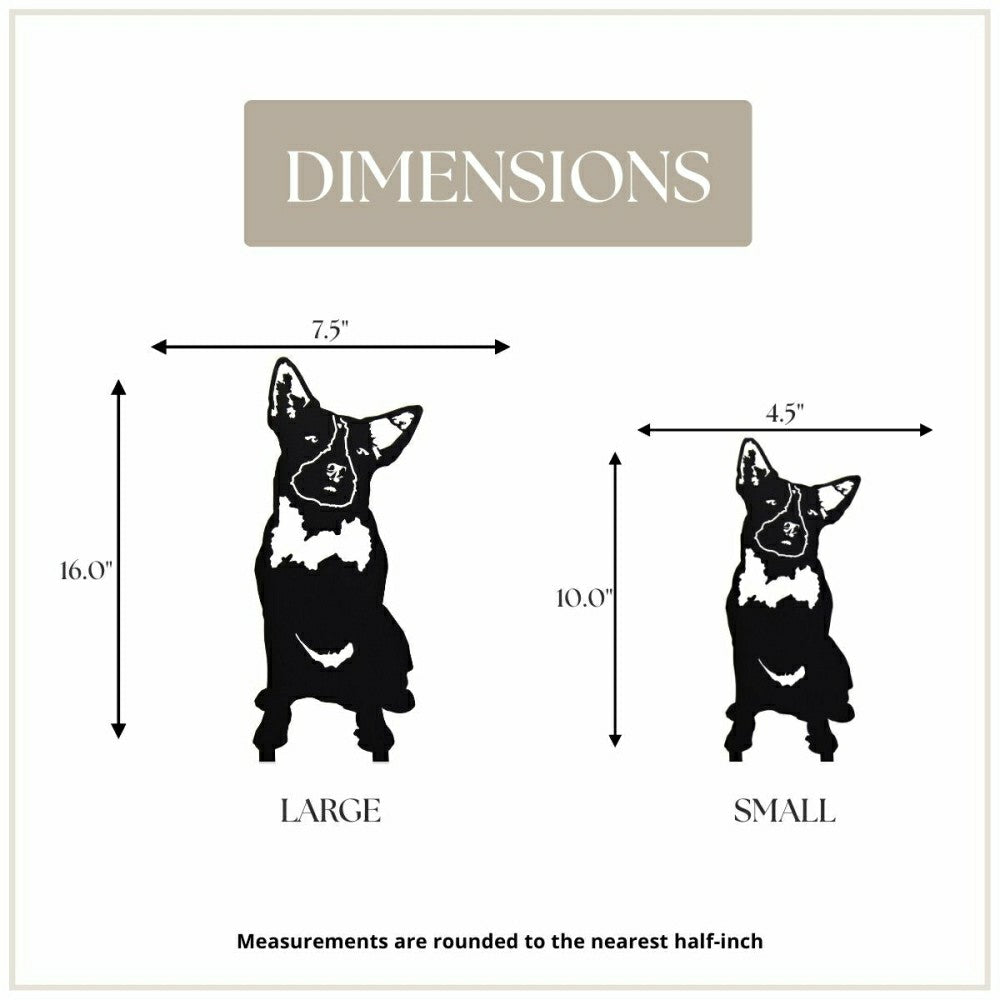 Plow & Hearth Australian Cattle Dog Garden Stake