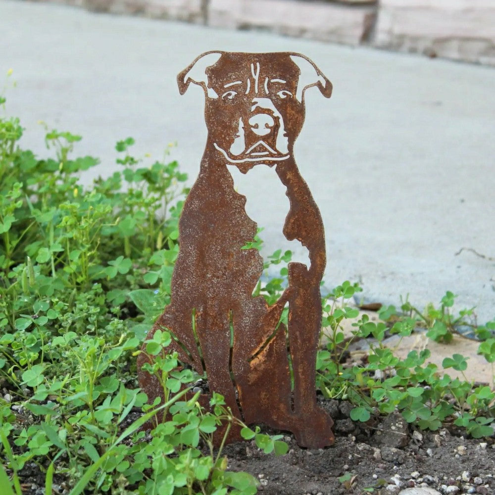 Plow & Hearth Staffordshire Bull Terrier Garden Stake