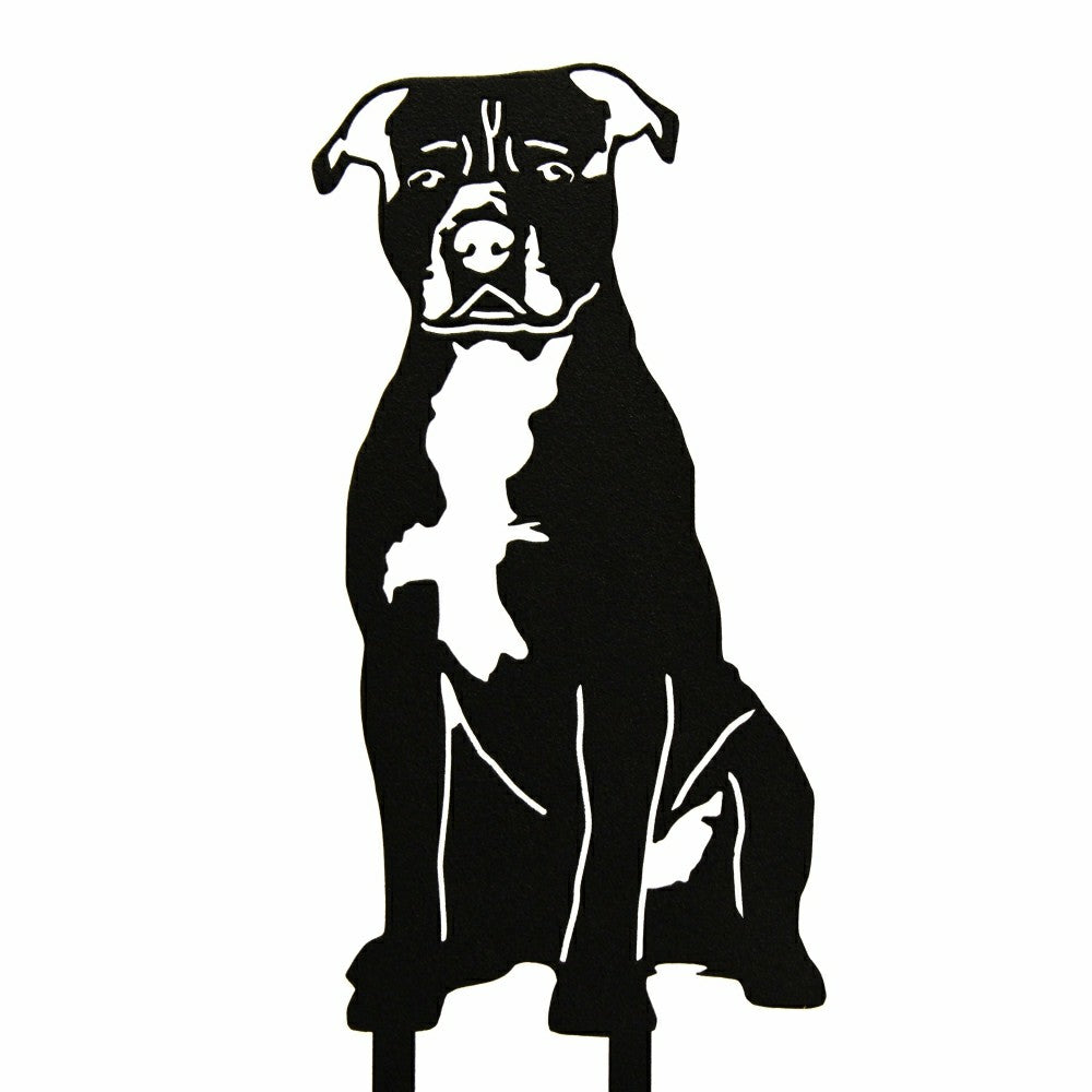 Plow & Hearth Staffordshire Bull Terrier Garden Stake