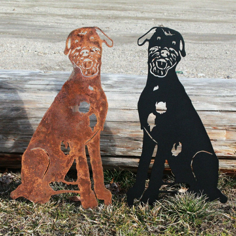 Plow & Hearth Irish Wolfhound Garden Stake