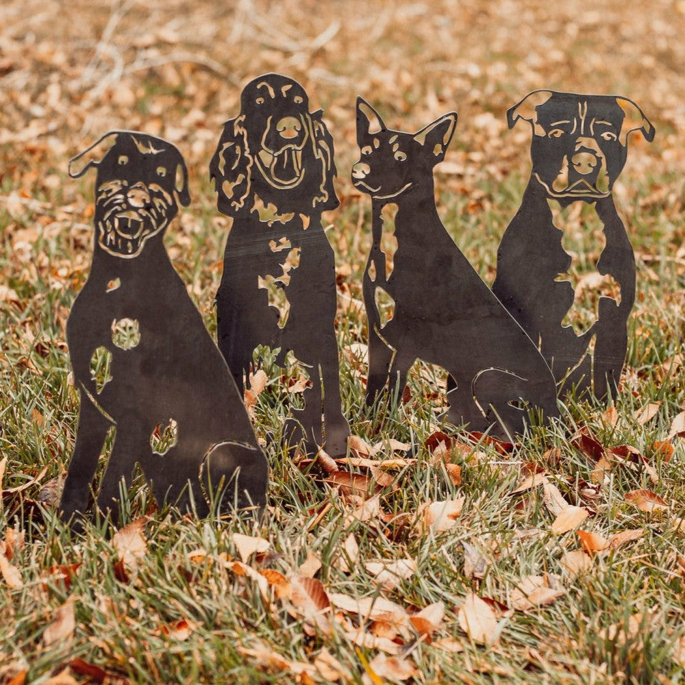 Plow & Hearth Irish Wolfhound Garden Stake
