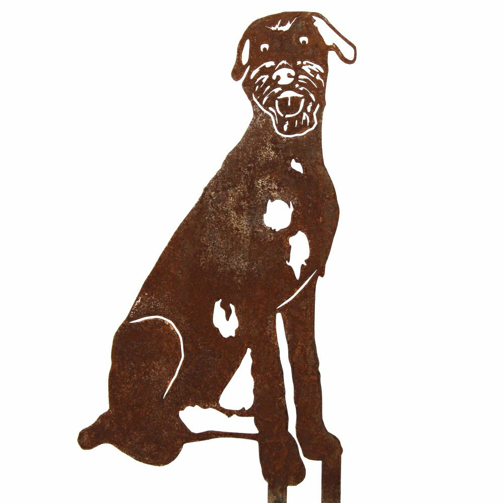Plow & Hearth Irish Wolfhound Garden Stake