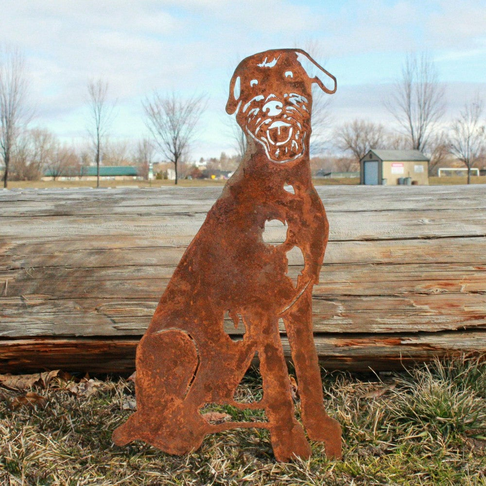 Plow & Hearth Irish Wolfhound Garden Stake
