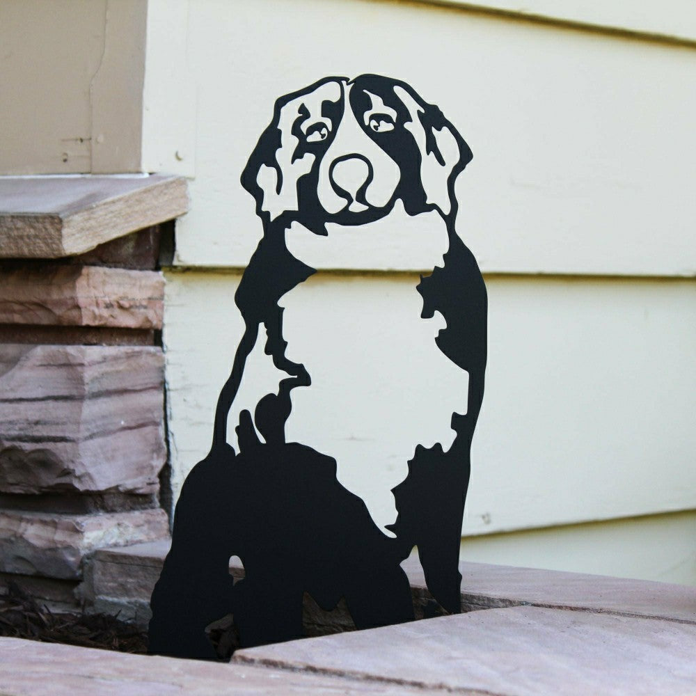 Plow & Hearth Bernese Mountain Dog Garden Stake