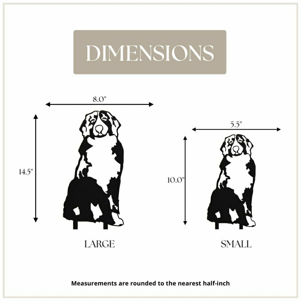 Plow & Hearth Bernese Mountain Dog Garden Stake