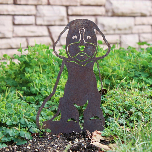 Plow & Hearth Cavapoo Garden Stake