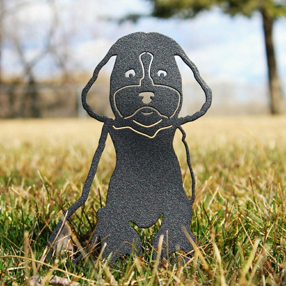Plow & Hearth Cavapoo Garden Stake