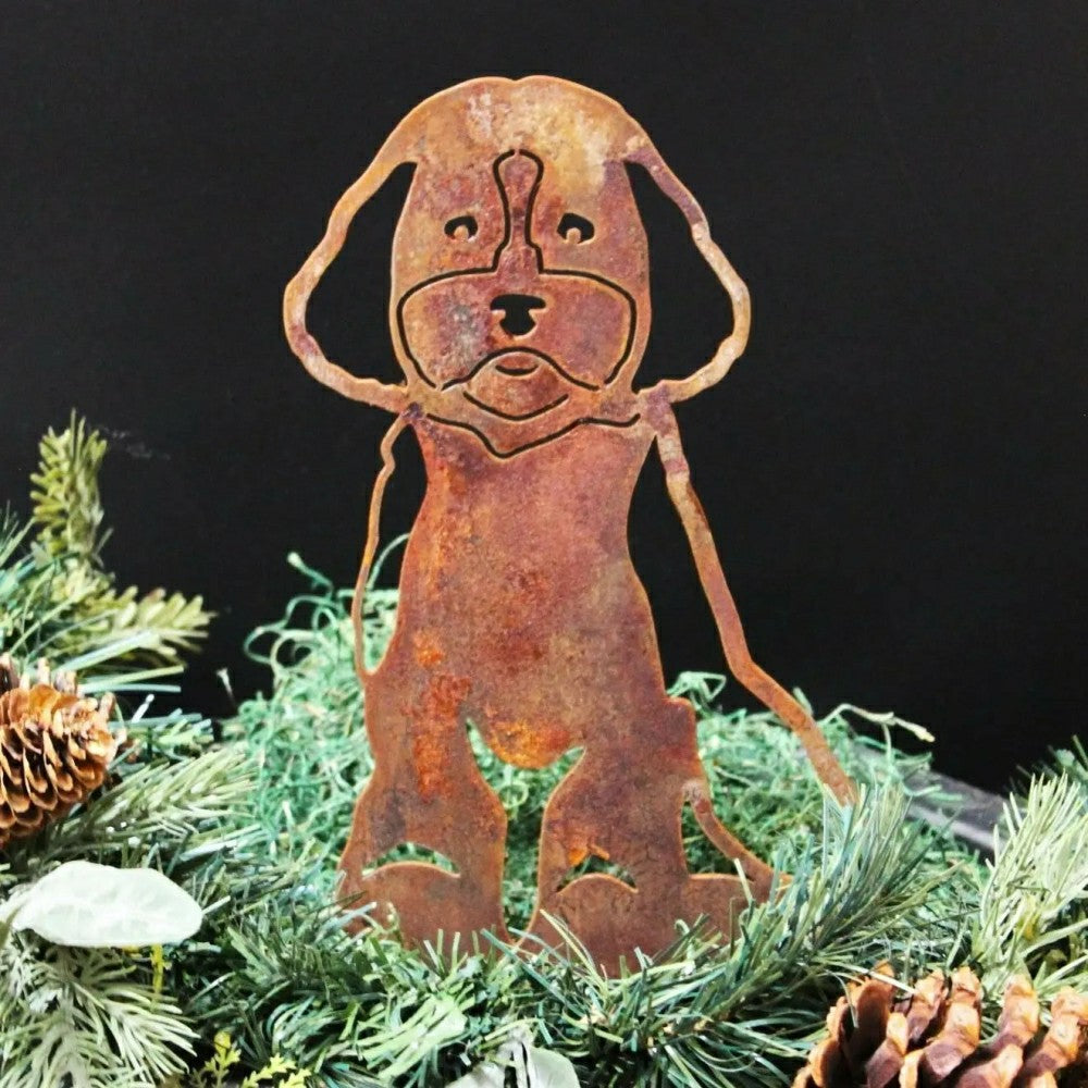Plow & Hearth Cavapoo Garden Stake