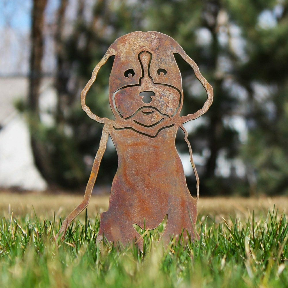 Plow & Hearth Cavapoo Garden Stake