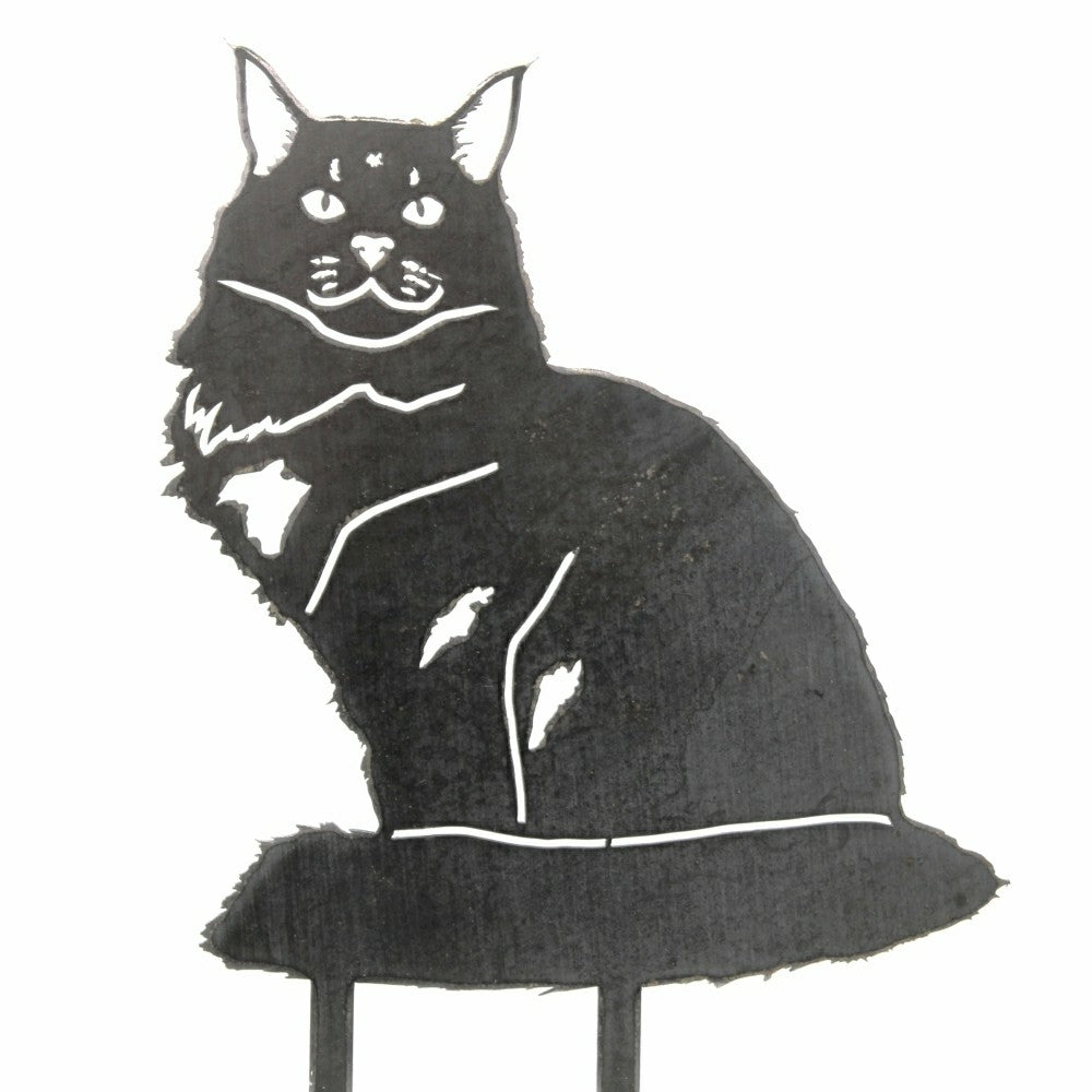 Plow & Hearth Maine Coon Garden Stake