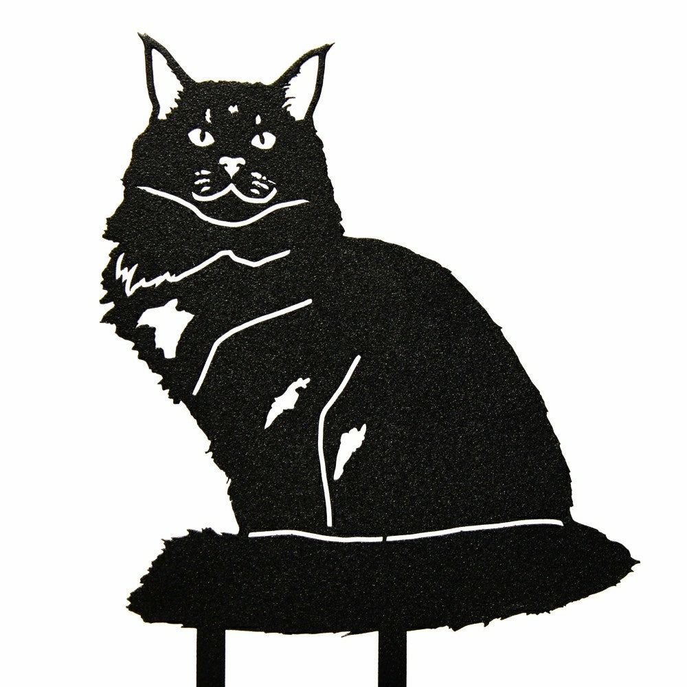 Plow & Hearth Maine Coon Garden Stake