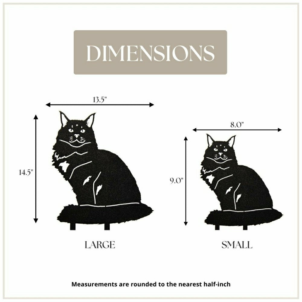 Plow & Hearth Maine Coon Garden Stake