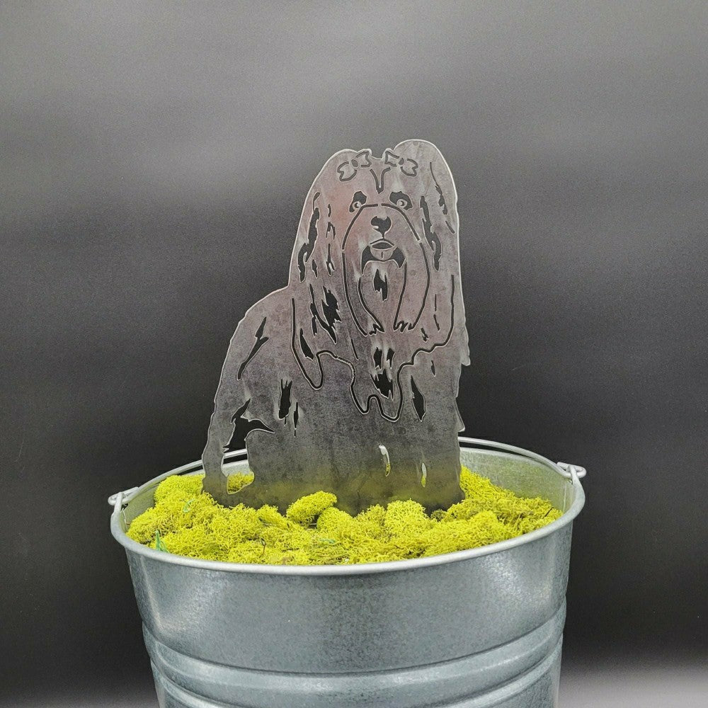 Plow & Hearth Lhasa Apso Garden Stake