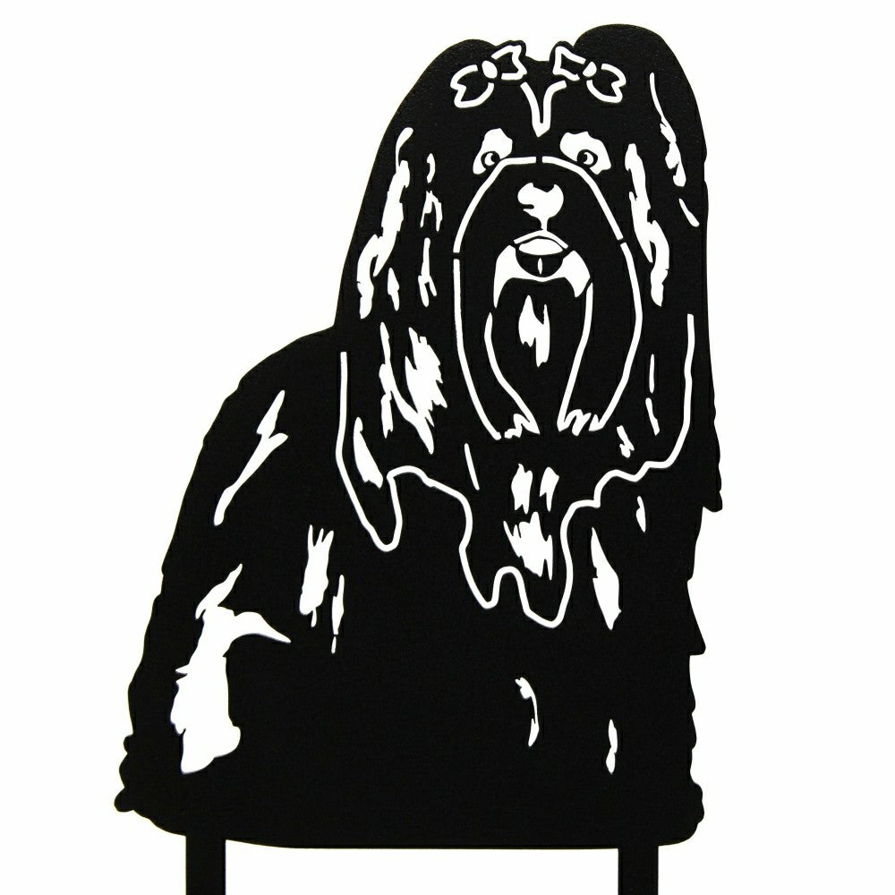 Plow & Hearth Lhasa Apso Garden Stake