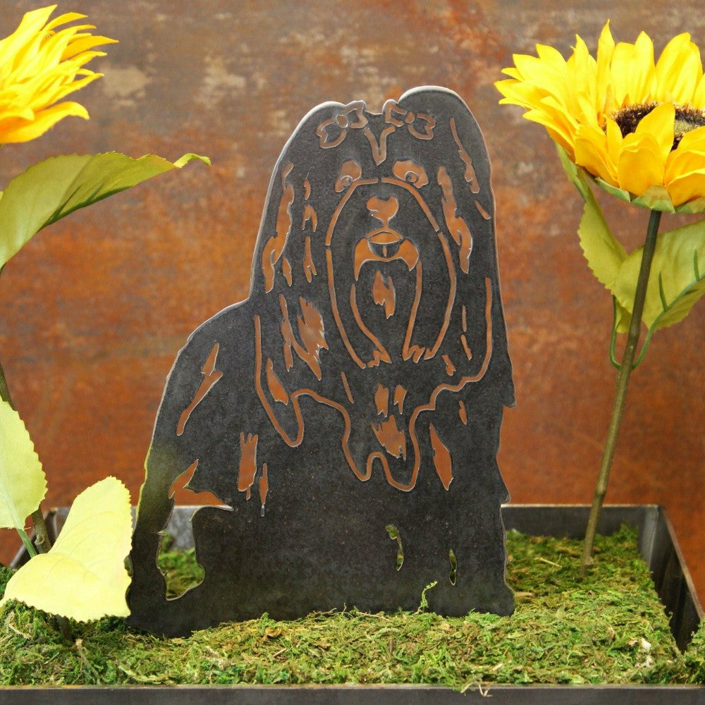 Plow & Hearth Lhasa Apso Garden Stake