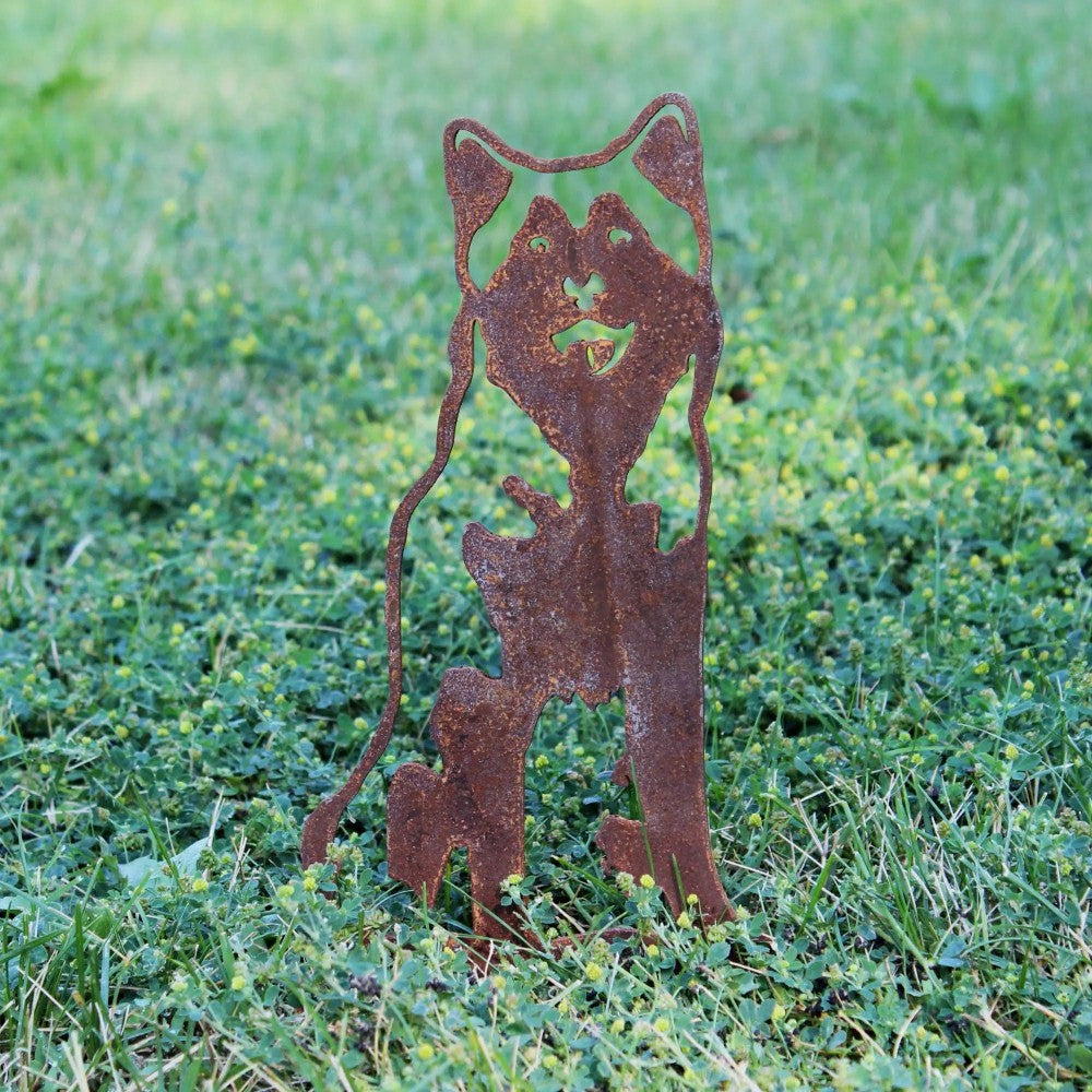 Plow & Hearth Siberian Husky Garden Stake