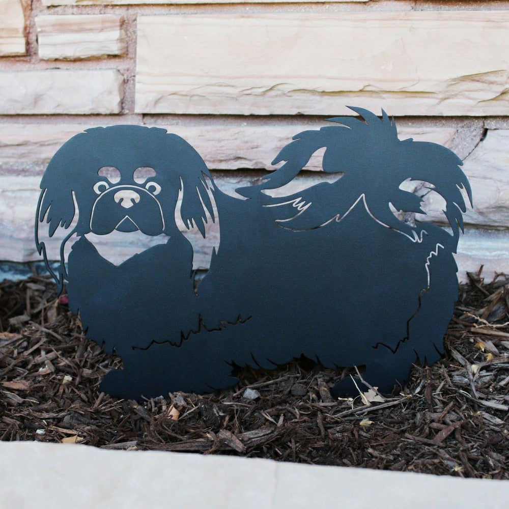 Plow & Hearth Pekingese Garden Stake
