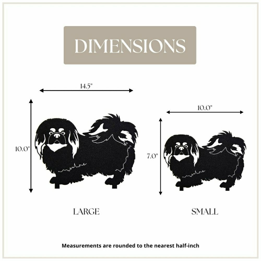 Plow & Hearth Pekingese Garden Stake