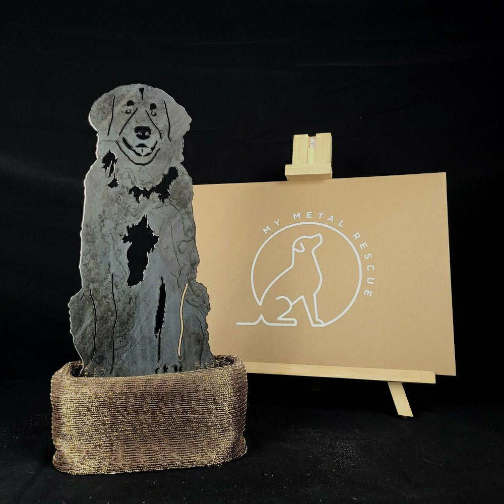 Plow & Hearth Leonberger Garden Stake