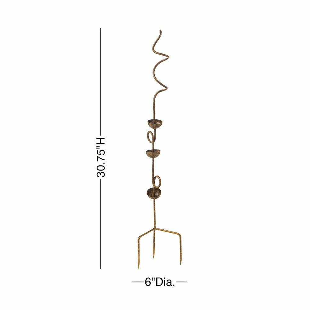 Plow & Hearth Rustic Abstract Garden Stake