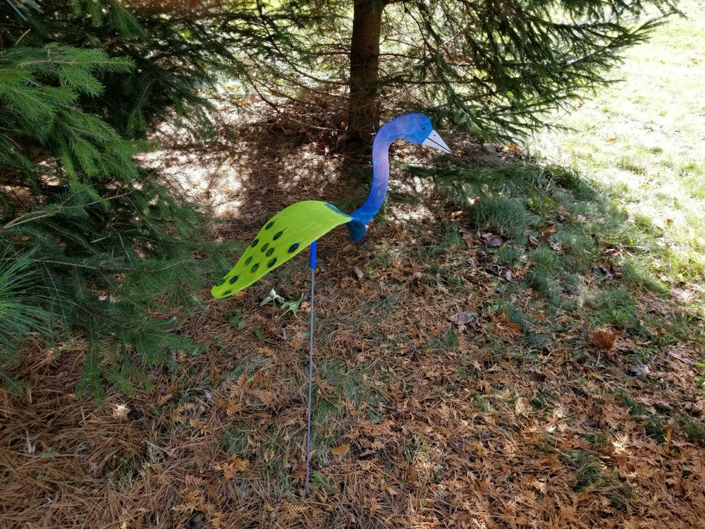 Plow & Hearth Peacock Dancing Bird Garden Stake