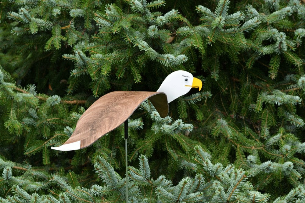 Plow & Hearth Bald Eagle Dancing Bird Garden Stake