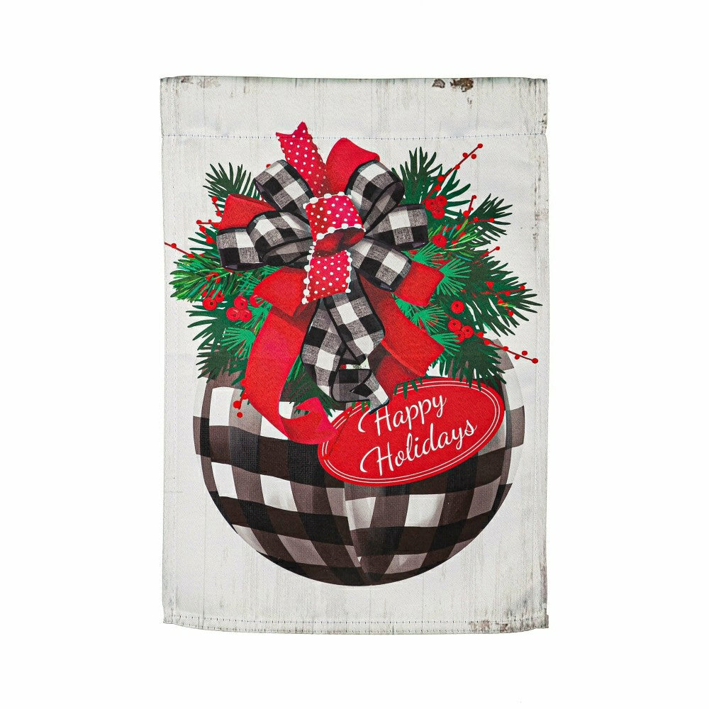 Plow & Hearth Seasonal Suede Garden Flag Set of 8, Whimsical