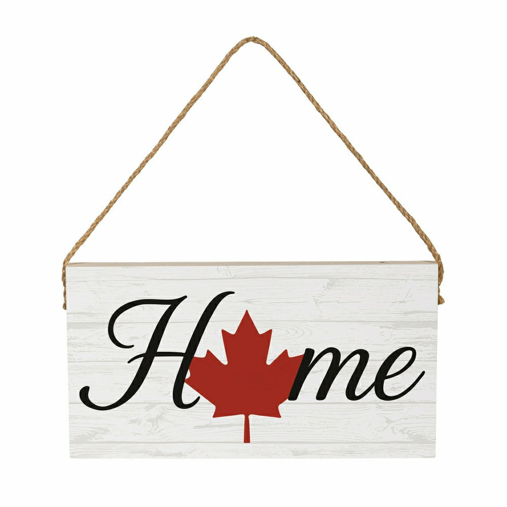Plow & Hearth Canada Pride Hanging Signs w/rope Landscape (11“x6”)​