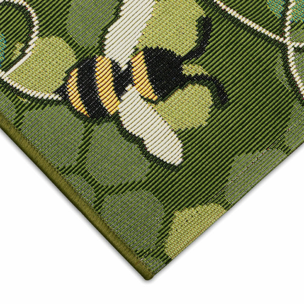 Plow & Hearth Esencia Bee Free Indoor/Outdoor Rug