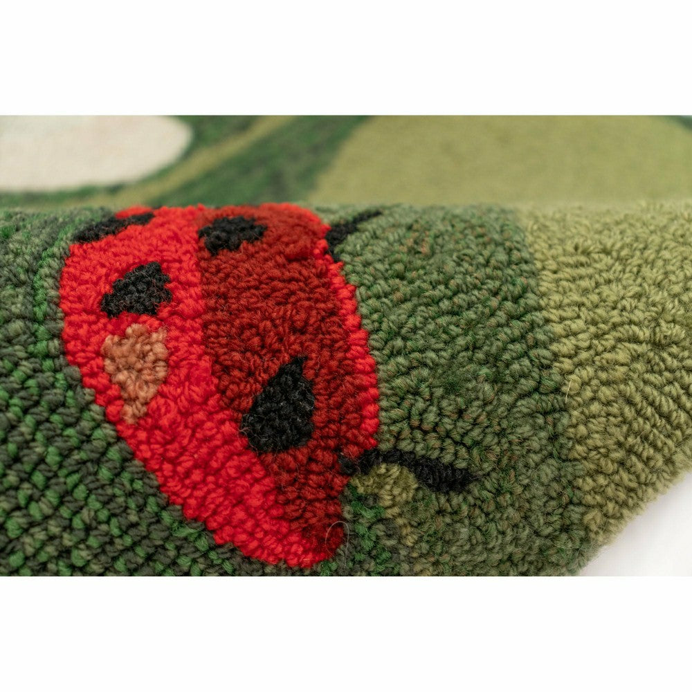 Plow & Hearth Liora Manne Frontporch Ladybugs Indoor/Outdoor Rug