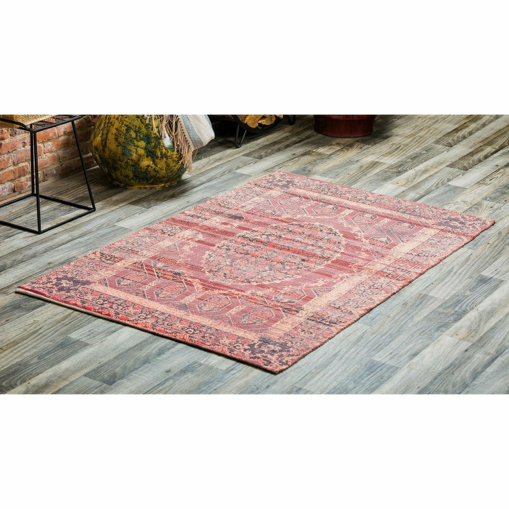 Plow & Hearth 4'X6' Indoor / Outdoor Rug, Brown