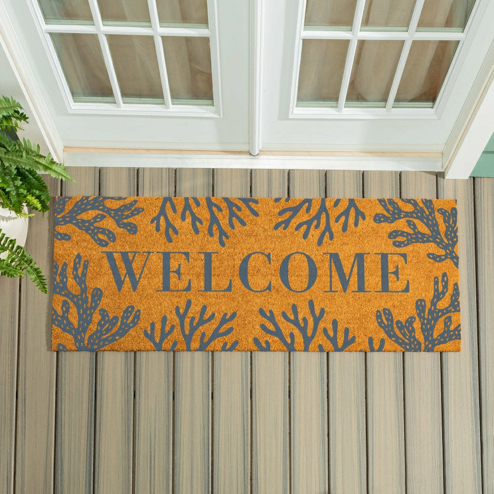 Plow & Hearth EG Studio Palm Beach Coastal Coir Mat (60x24)