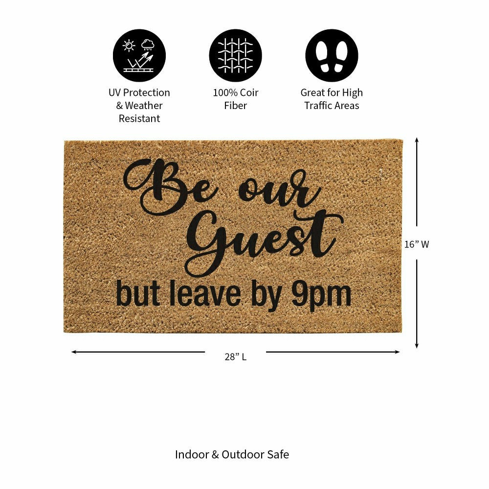 Plow & Hearth Be our guest but...Coir Mat