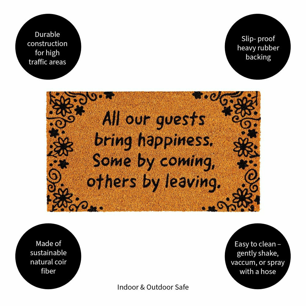 Plow & Hearth All Our Guest Coir Mat